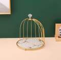 Cosmetic Storage Rack bird cage Serving Bird cage Cake Stand serving tray. 