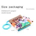 0-36M Baby 3D Cloth Book Early Learning Toy Tail Puzzle Parent-child Interactive Soft Cloth Infants Activity Toys for Babies. 