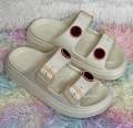 New Soft EVA Rubber Lightweight & Comfortable Buckle Sandals with Cute Charms for Girls & Womens Slippers.