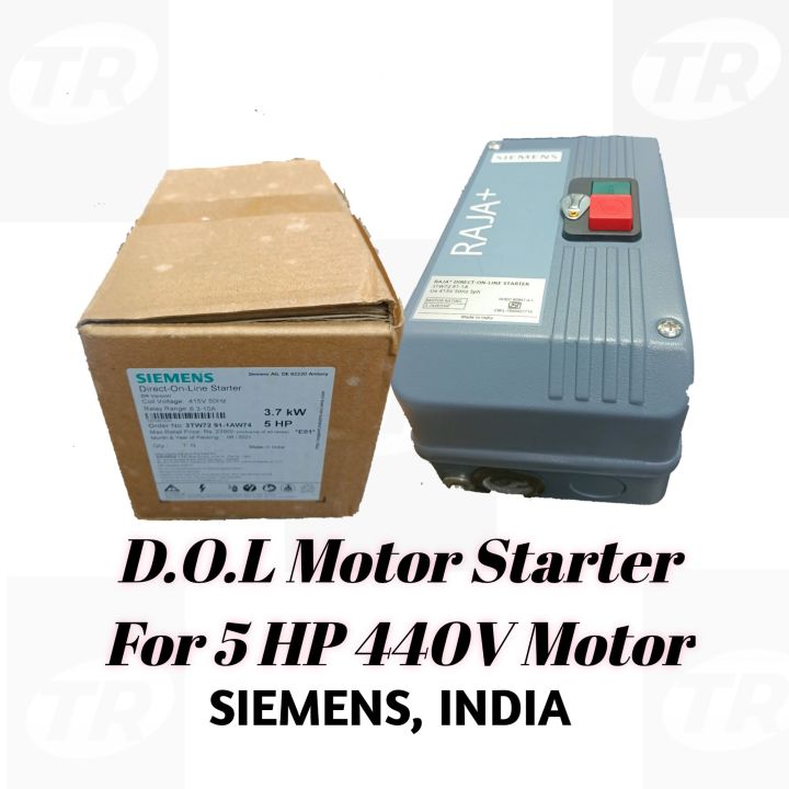 5 HP DOL motor Starter Siemens India