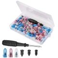 Tire Repair Screws Puncture Set Vacuum Car Tyre Repair  Nail Set Tubeless Repair Tools Kit for Car Motorcycle Truck. 
