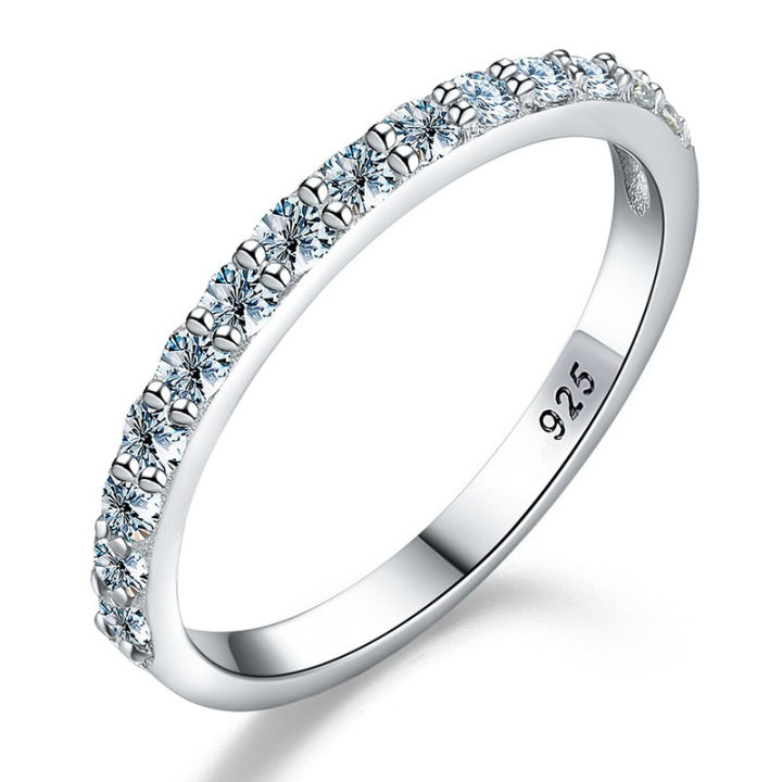 GRA%20Test%20Passed%20Moissanite%20Ring%20Matching%20Wedding%20Diamond%20Band%20for%20Women%20925%20Sterling%20Silver%20Female%20Crown%20Single%20Tail%20Ring%20Jewelr%20-%20Image%204