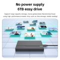 2.5" External Hard Drive Enclosure USB 3.0 Hard Disk Case 6TB Supports 7mm 9.5mm SATA SSD HDD For Laptop PC. 
