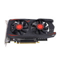 Graphics Card 6GB GDDR5 192BIT Double Fan PCIE 2.0 16X Slot Supports DVI VGA HD Multimedia Interface Gaming Video Card.