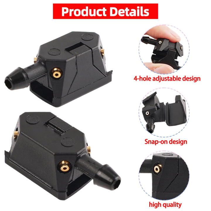 Wiper%20Arm%20Sprayer%20The%20Nozzle%20Of%20The%20Car%20Windshield%20Washer%20Is%20Installed%20On%20The%208mm/9mm%20Adjustment%20Arm%204-Hole%20Spray%20Design%20Nozzle%20-%20Image%202