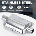 24mm Muffler Silencer Upgraded Clamp Bracket Car Air Diesel Parking Heater Exhaust Pipe Stainless Iron For Diesel Heater. 
