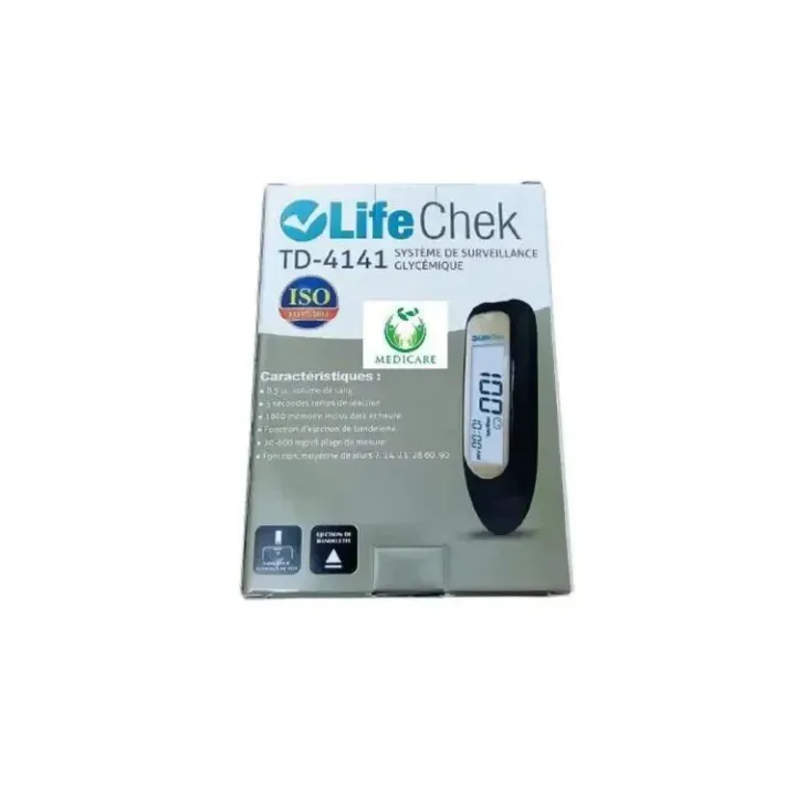 LIFE CHECK BLOOD GLUCOSE MONITOR TD-4141 Full Set