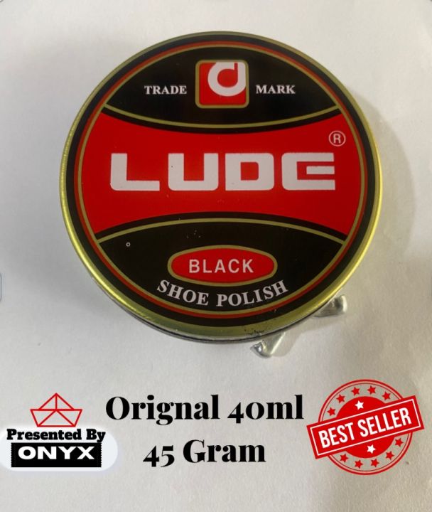 Shoe Polish | Lude Shoe Polish Original | Black & Brown 40ml or 45Grm