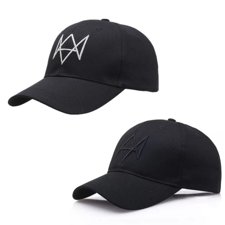 Game Watch Dog Baseball Cap Hip Hop Cap Cosplay Snapback Trucker Embroidery Sunscreen Hat Unisex Golf Cap