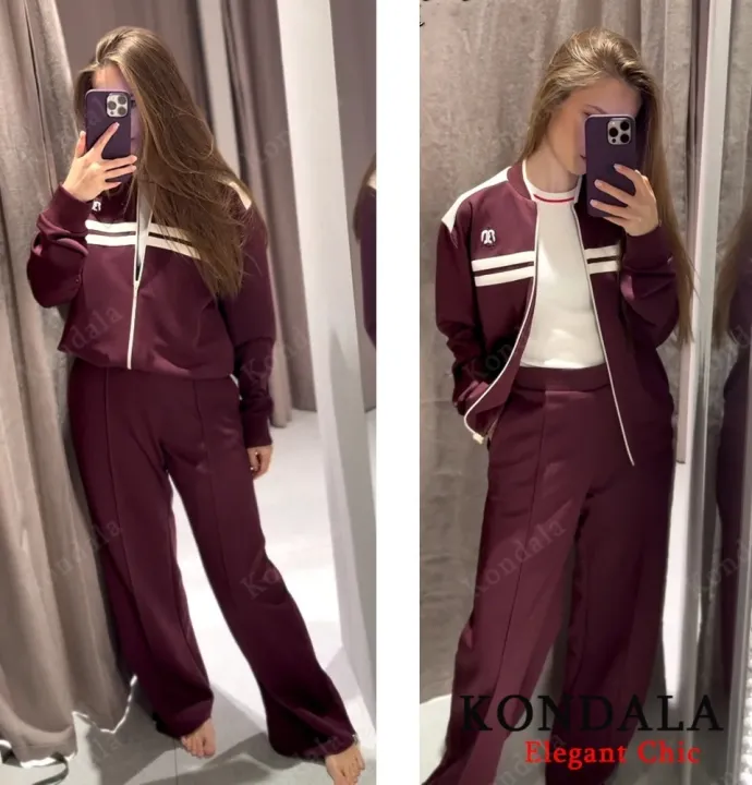 Women%20Fall%20Vintage%20Jacket%20Set%20O-Neck%20Zipper%20Jacket%20Elastic%20Waist%20Pant%202025%20Spring%20Autumn%20Fashion%20High%20Street%20Casual%20Female%20Set%20-%20Image%202