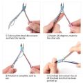 6mm Blade Fingernail Toenail Cuticle Nipper Trimming Stainless Steel Nail Clipper Cutter Cuticle Scissors Plier Manicure Tools. 