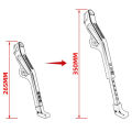 CNC Aluminum Adjustable Motorcycle Kickstand 265mm-350mm Side Foot Stand For SurRon LightBee S X Segway X160 X260 Dirt Bike Part. 
