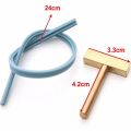 40W Soldering Iron T Tip T-head Copper T-Tips Rubber Cable Hot Press For LCD Screen Pixel Flex Cable Repair.