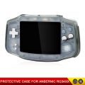 TPU Half Transparent Soft Shell Case Protective Cover For ANBERNIC RG34XX Handheld Game Console Anti-Scratch Storage Box.