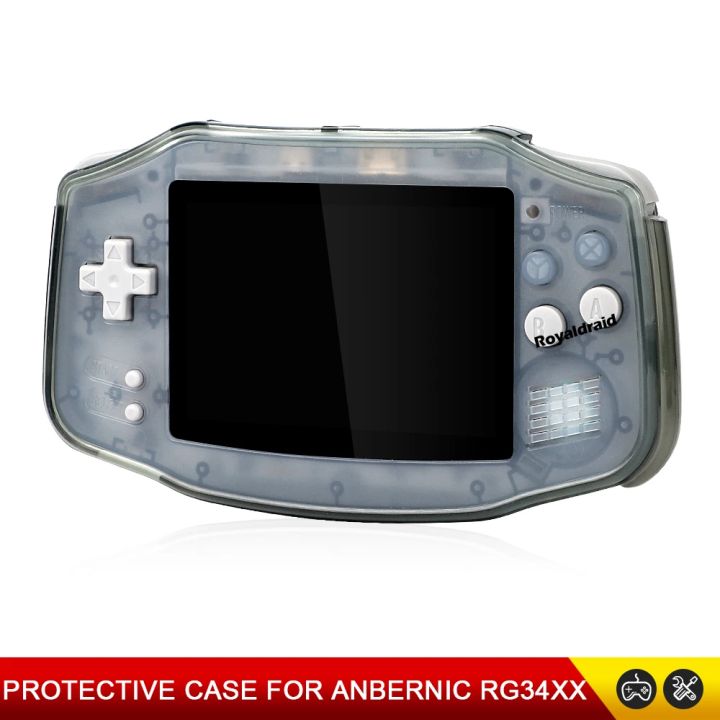 TPU%20Half%20Transparent%20Soft%20Shell%20Case%20Protective%20Cover%20For%20ANBERNIC%20RG34XX%20Handheld%20Game%20Console%20Anti-Scratch%20Storage%20Box%20-%20Image%205