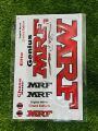3D EMBOSSED STICKER MRF hard ball bat sticker special quality premium quality MRF sticker. 