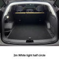 Car Trunk LED Strip Lights for The Interior Decoration of The Vehicle, Featuring Neon Lights and DIY Ambient Light Strips.