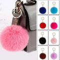 Soft Fluffy Key Chain Hot Selling Best Gift For Girls Women For HandBag Key Rings. 