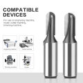 1/2 shank Ball Nose Router Bit Set Round Milling Cutter For Wood CNC Radius Core Box Solid Carbide Tools.