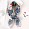 2023 Luxury Brand Silk Scarf Square Women Shawls And Wraps Office Small Hair Neck Hijabs Kerchief Foulard Ladies Scarves 70*70cm.