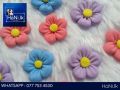 Polymer Clay  Flowers (12pcs) - Mixed Colours. 