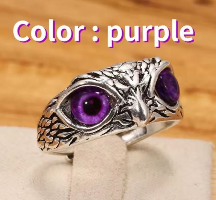 New%20Men's%20Trend%20silver%20color%20owl%20Eagle%20Head%20ring%20for%20You%20love%20one's%20Best%20gift%20-%20Image%207