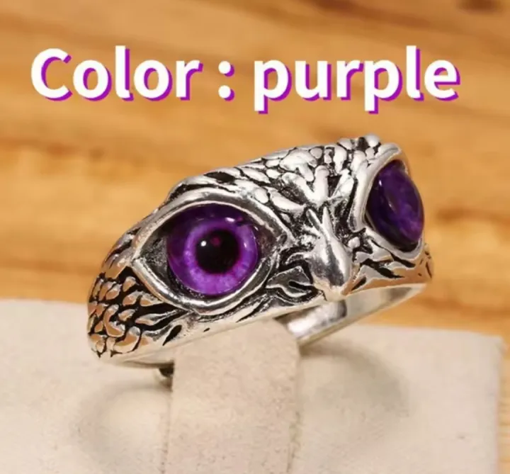 New%20Men's%20Trend%20silver%20color%20owl%20Eagle%20Head%20ring%20for%20You%20love%20one's%20Best%20gift%20-%20Image%207