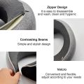 Portable Adjustable Travel Neck Pillow Memory Foam U-shaped Pillow Snail Style Travel Neck Support Soft Noon Break Sleep Pillow.
