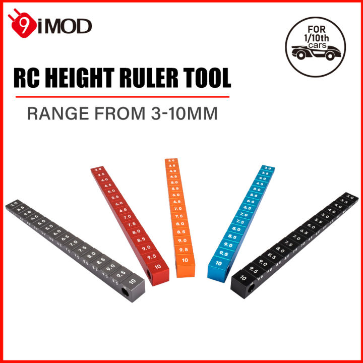 9IMOD RC Car Height Ruler Chassis Droop Gauge 3-10MM For RC 1/10 Drift ...