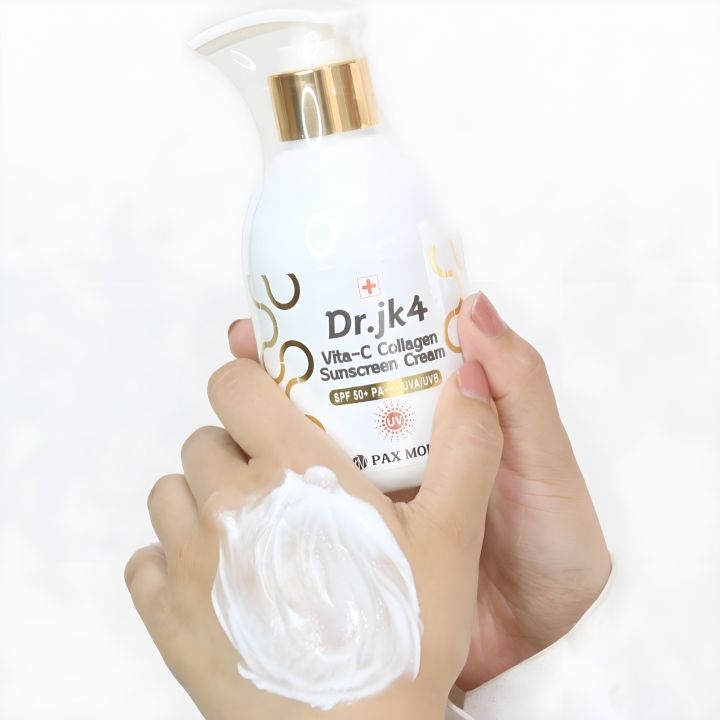 Dr.%20JK4%20Vitamin%20C%20Collagen%20Sunscreen%20Cream%20SPF%2050+/+++%20UVA/UVB%20-%20200Ml%20-%20Image%204