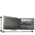 MODEL:N-03 pure cow leather stylish wallet with coin pursue.