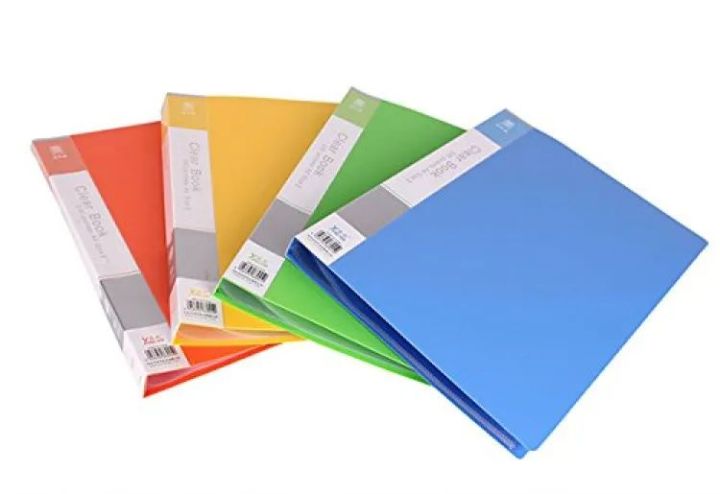 Pocket File (FC) 10, 20, 30, 40, 60, 80, 100 Pockets| Clear Book Pocket