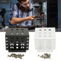 2.5in HDD Mounting Rack Aluminium Alloy Hollow Design High Hardness 2.5in Hard Drive Cage for 2.5in IDE HDD SSD Mounting Rack. 