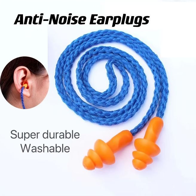 3M 1270 Anti- Noise Ear Plug, Water Proof Ear Plug, Good For Exam Time, Study Time,  Factory Work, ETC
