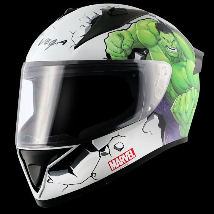 Vega Bolt Marvel Full Face Bike Helmet