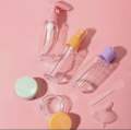 5-Piece Travel Kit Cosmetic Containers Set – Reusable Portable Bottles & Containers for Shampoo, Lotion, Skincare & Personal Care. 