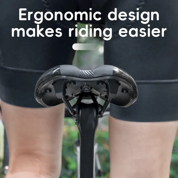 ROCKBROS%20Bicycle%20Saddle%20Comfort%20Shock%20Absorption%20MTB%20Road%20High-Carbon%20Steel%20Bike%20Seat%20Cushion%20Waterproof%20Leather%20Bicycle%20Seats%20-%20Image%204