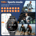 LIGE 1000mAh Super Capacity Battery Adult Men Smart Watch 1.7-inch Large Screen Bluetooth Call IP68 Waterproof Sports SmartWatch.