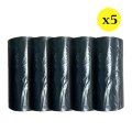 Extra sticky 30x40 black garbage bag (suitable for throwing sharp household waste). 