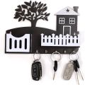 Wooden Keychain Holder - Stylish MDF Key and Mobile Stand, Wall Decor Organizer. 