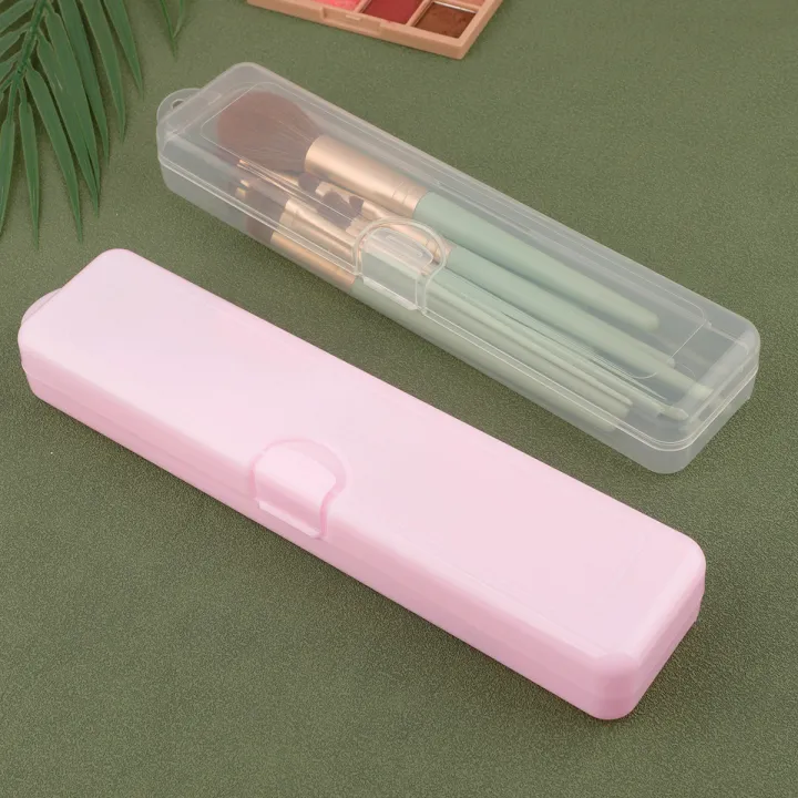 Portable%20Makeup%20Brush%20Storage%20Box%20%20Eyebrow%20Pencil%20Tableware%20Chopsticks%20Transparent%20With%20Cover%20Organizer%20Case%20Beauty%20Tool%20-%20Image%207