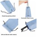 5/10/20Pcs Portable Linen Fabric Pouch For Sunglasses Bag Multi-Functional Eyeglasses Case Optical Glasses Lanyard Cloth Bags. 