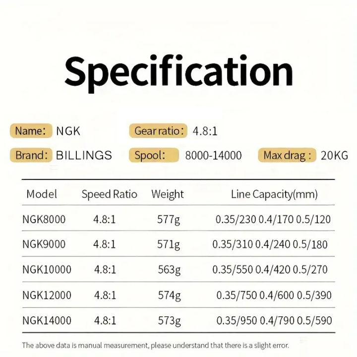 BILLINGS%20NGK%20Stainless%20Steel%20Bearing%20Spinning%20Fishing%20Reel%208000-14000%20Series%2020KG%20Max%20Drag%20Powerful%20Reel,Salt%20Freshwater%20Fishing%20-%20Image%207