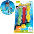 New Summer Torpedo Rocket Throwing Toy Funny Swimming Pool Diving Game Toys Children Underwater Dive Toy #CS. 