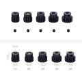 M1 5mm 11T 12T 14T 15T 17t 18t 20T 21t 22T 24T 25T 26T 28T 30T steel metal Pinion Motor Gear For 1/10 1/8 1/7 RC Model Car Motor.