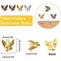 120 Pcs Eagle Charms 4 Colors Style Alloy Pendants Animal Hawk Hanging Beads Charms with Hole for Necklace Bracelet Earring. 