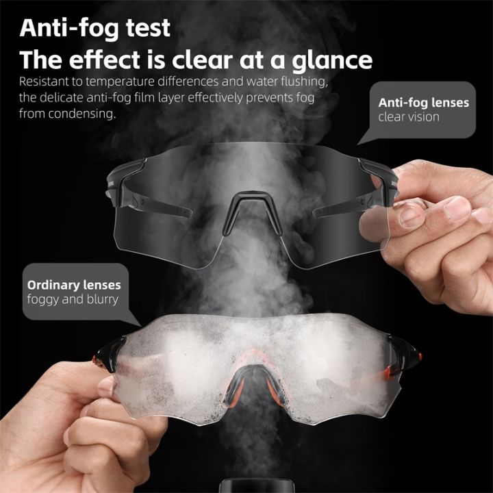 WEST%20BIKING%20Anti-fog%20Cycling%20Glasses%20Photochromic%20Frameless%20Bike%20Goggles%20Unisex%20Lightweight%20Running%20Driving%20Eyewear%20Sports%20Gear%20-%20Image%202