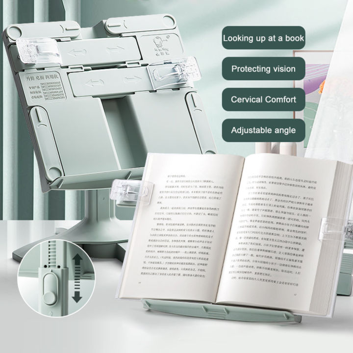 【Flash sale】 New Lifting Landing Bookshelf Stand Adjustables Books Holder Multifunctional Bookstand for Home Office Study Room