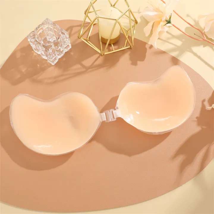 Reusable%20Silicone%20Nipple%20Covers%20Women%20Mango%20Shaped%20Self%20Adhesive%20Bra%20Strapless%20Push-Up%20Bralette%20Invisible%20Breast%20Petals%20Lingerie%20-%20Image%204