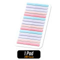 3000 Sheets Color Stickers Transparent Fluorescent Index Tabs Flags Sticky Note Page Bookmark School Office Supplies Stationery.